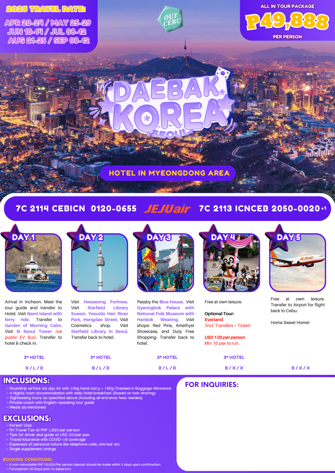 Daebak Korea Tour (Out of Cebu)