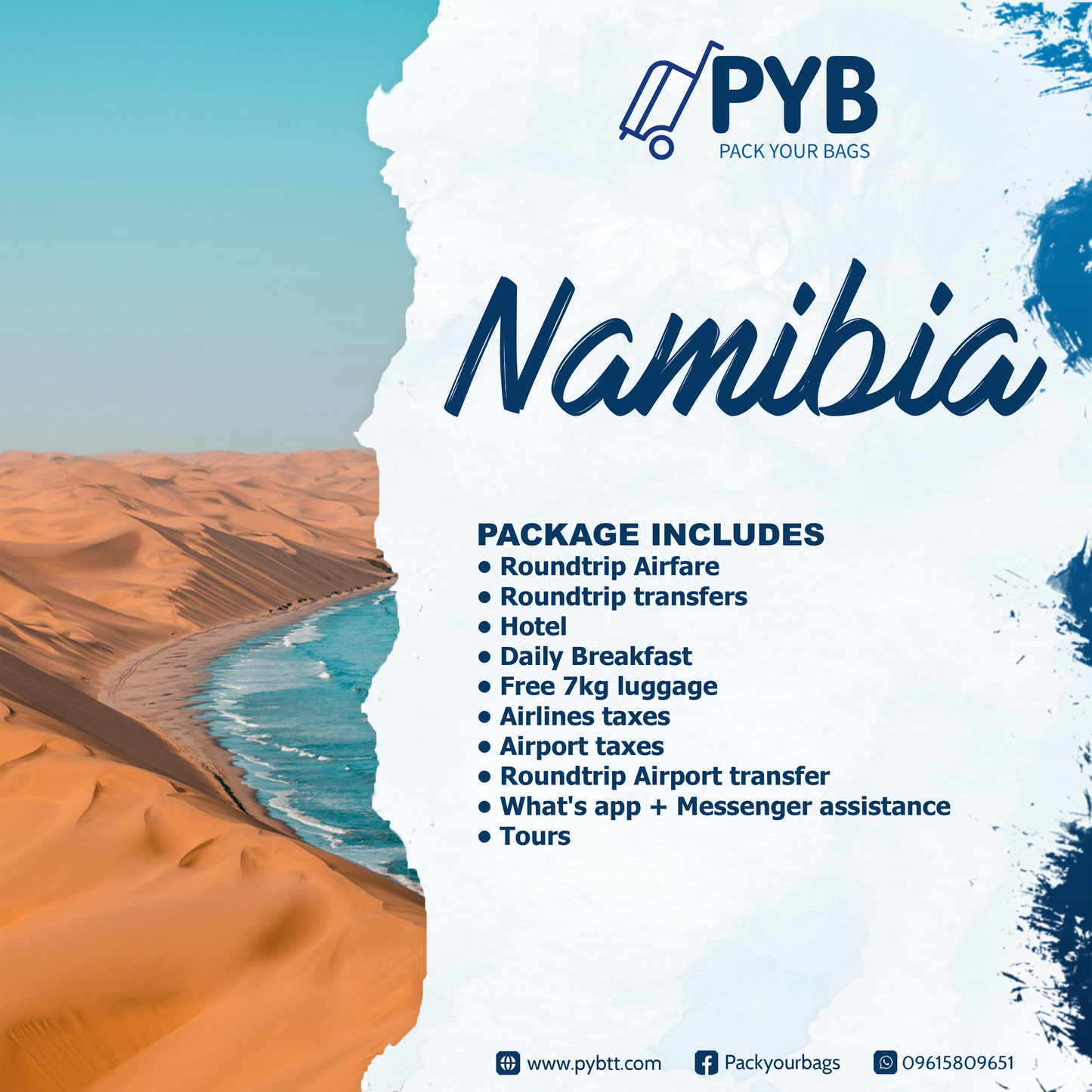 🌊 Namibia Escape: Where Desert Meets the Ocean 🌊