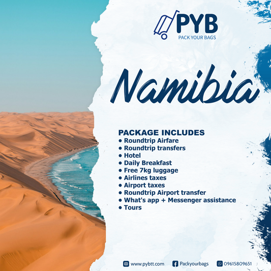 🌊 Namibia Escape: Where Desert Meets the Ocean 🌊