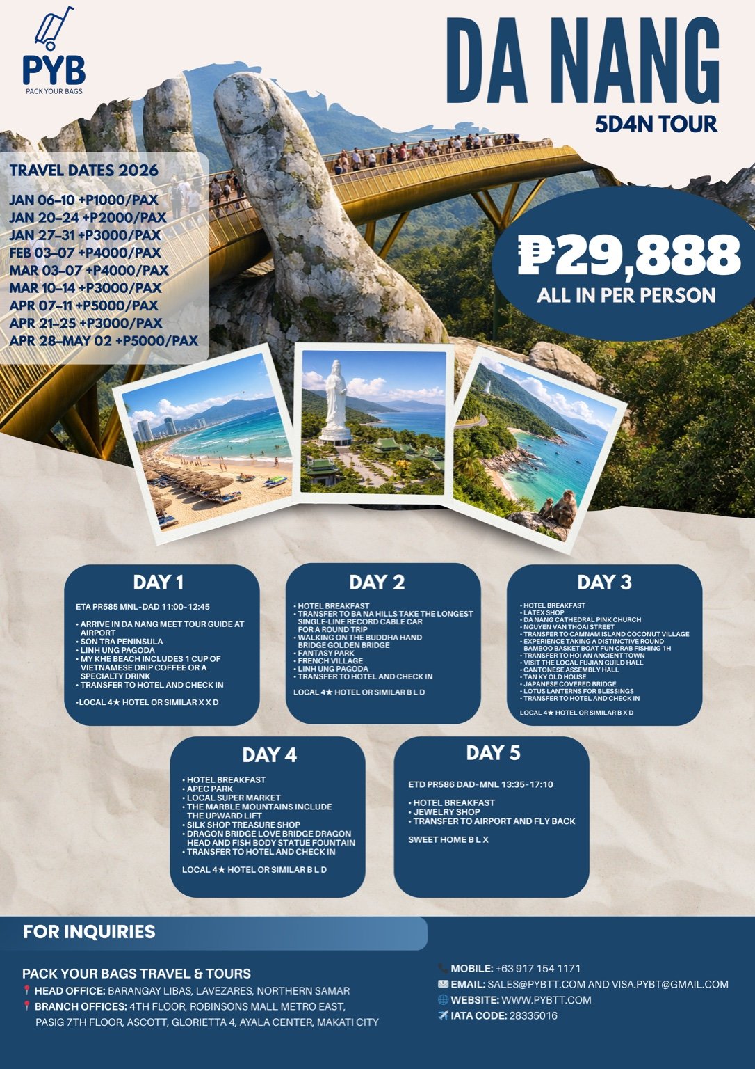 Da Nang 5D4N Tour – 2026