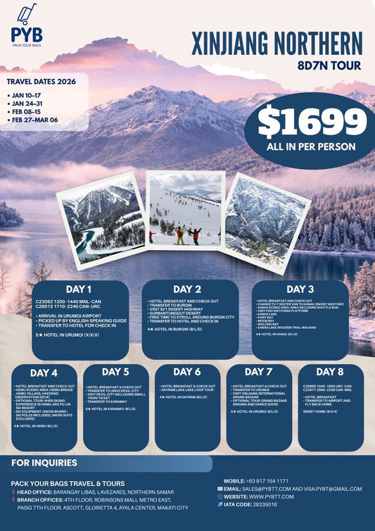 Xinjiang Northern Winter Wonderland 8D7N Tour