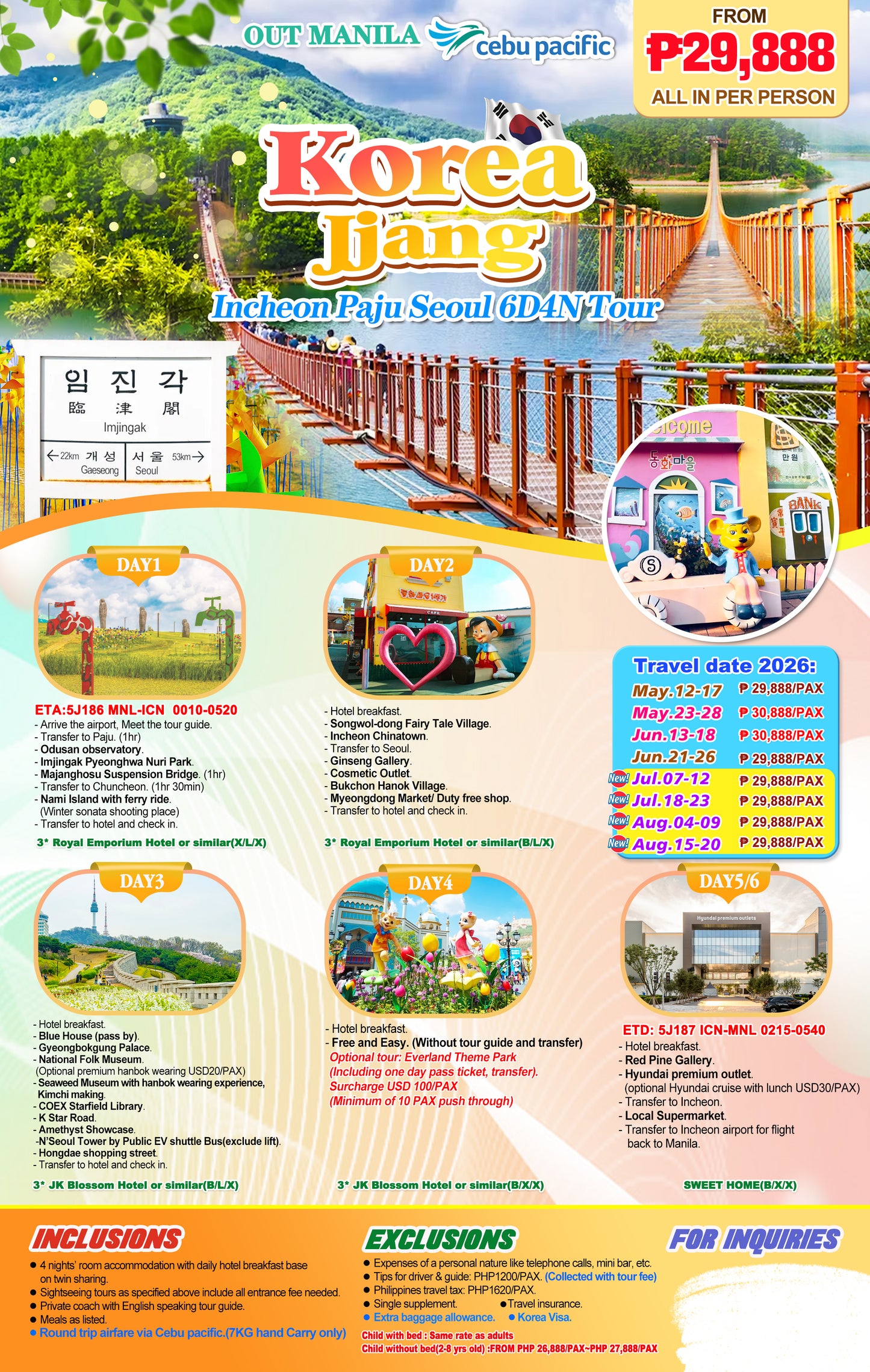 Korea Jjang 6D4N Experience 2026