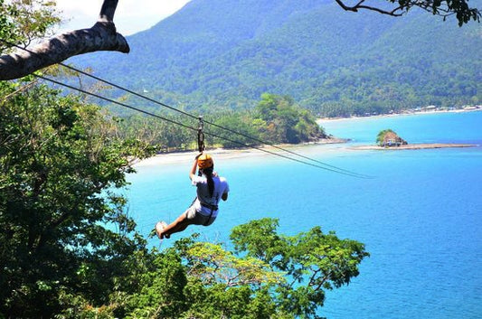 Puerto Princesa Ugong Rock Zipline & Paddle Boat Adventure Private Tour